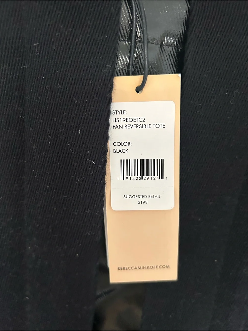 Rebecca Minkoff fan reversible tote
